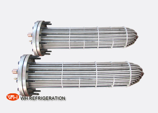Flooded Shell And Tube Evaporator Corrosion Resistant Titanium Tube Material