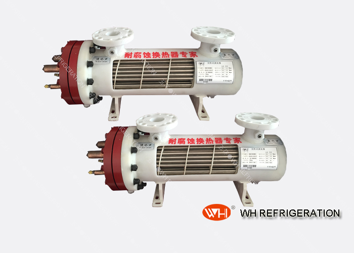 Efficient Heat Exchanger, Evaporator Shell Tube 20 HP, Freon To Water Evaporator
