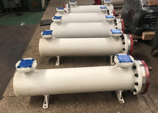 heat exchanger condenser Single System Water Cooled Dry Type Shell And Tube Condenser For Marine Cooler