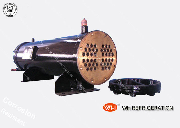Carbon Steel Boat Engine Shell And Tube Condenser , Sea Water Cooled Heat Exchanger