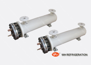 Titanium Shell And Tube Type Condenser , Industrial Heat Exchangers High Pressure
