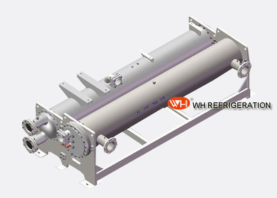 Steel Shell and Tube Heat Exchanger For Loaders Refrigeration / Heating Equipment