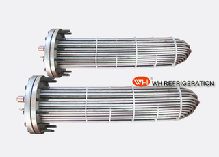 Stainless Steel 316L Water Cooled Evaporator , High Temperature Heat Exchanger