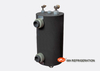 Tube In Shell Type Swimming Pool Heat Exchanger Condenser 1.5KW~60KW Capacity