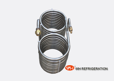 Stainless Steel Coil Type Heat Exchanger Cooler , Ice Machine Condenser Coil