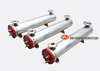 Double tube plate heat exchanger water cooled chiller evaporator shell pipe heat exchanger