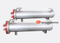 Stainless Steel Shell And Tube Evaporator Double Circuits Low Temperature Type