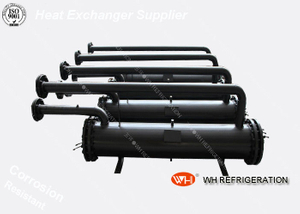 Customized Pure Titanium Marine Heat Exchanger Shell Tube Corrosion Resistant