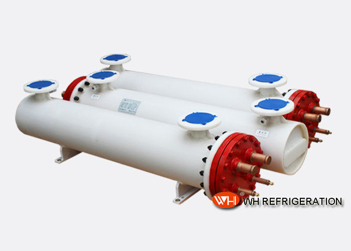 Shell &amp; Tube Water Chiller Heat Exchanger , Shell And Tube Condenser For Cooling Industry